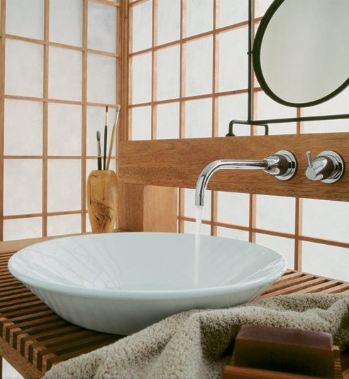 Grifería para un baño zen