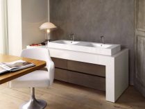 Lavabo doble minimalista