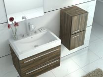 Lavabo natural de líneas rectas